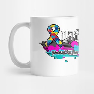 autism proud to be myself design Mug